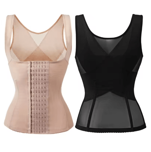 Womens Waist Trainer Corset – Postpartum Tummy Control Body Shaper & Slimming Shapewear