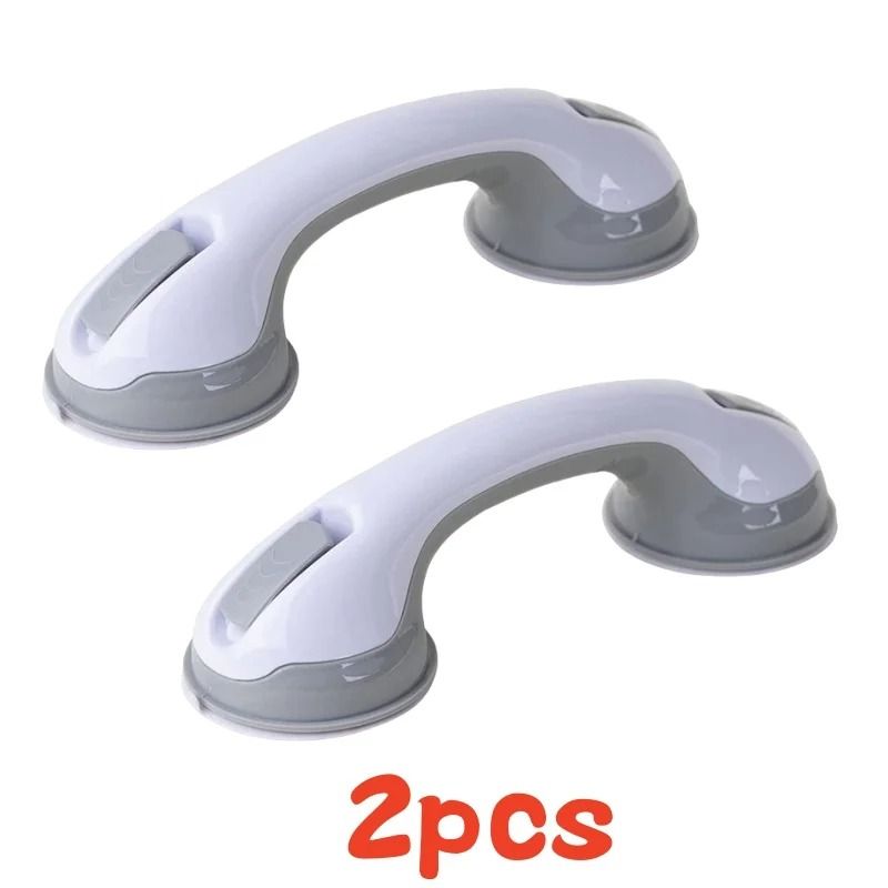 SecureHold Suction Shower Grab Bars 2 Pack Bathroom Safety Handles