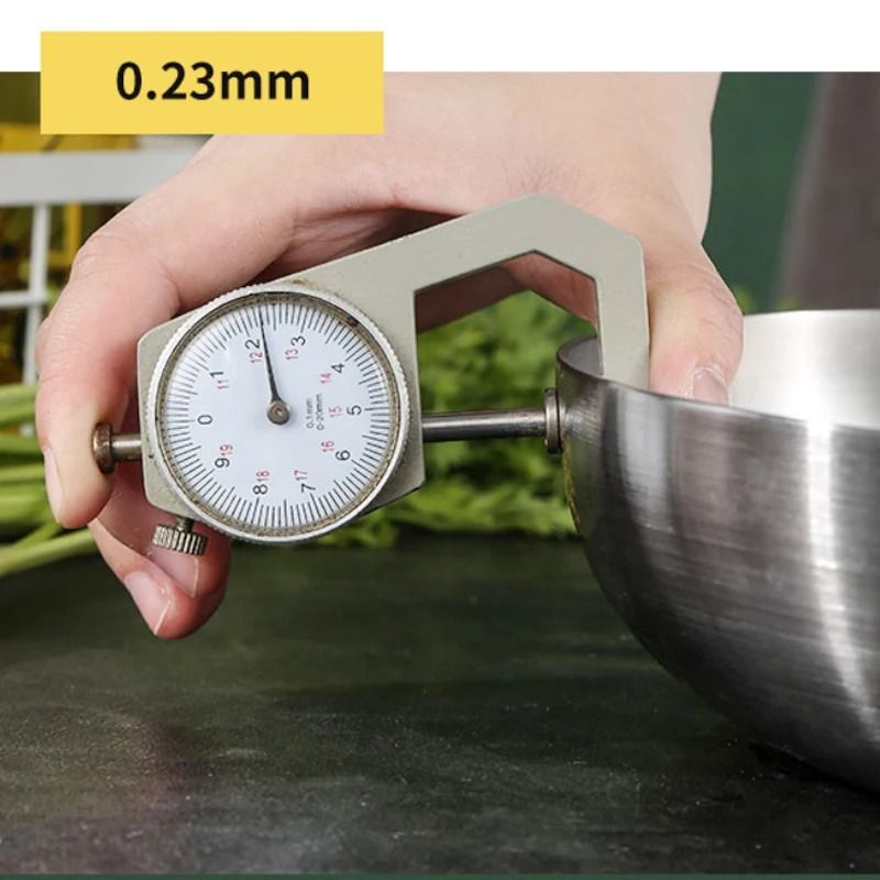 304 Stainless Steel Frying Pan Nonstick Uncoated Cookware