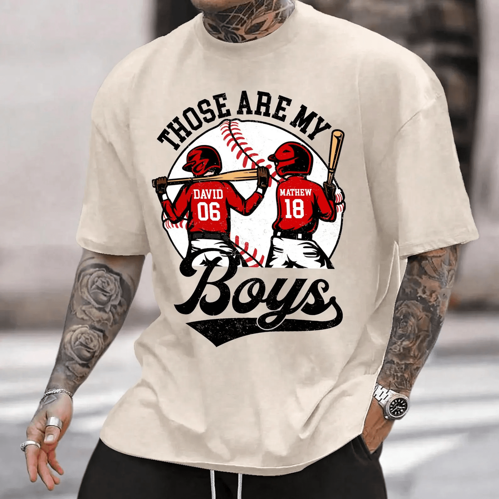 Custom Baseball Mom Name & Number Shirt Game Day Tee