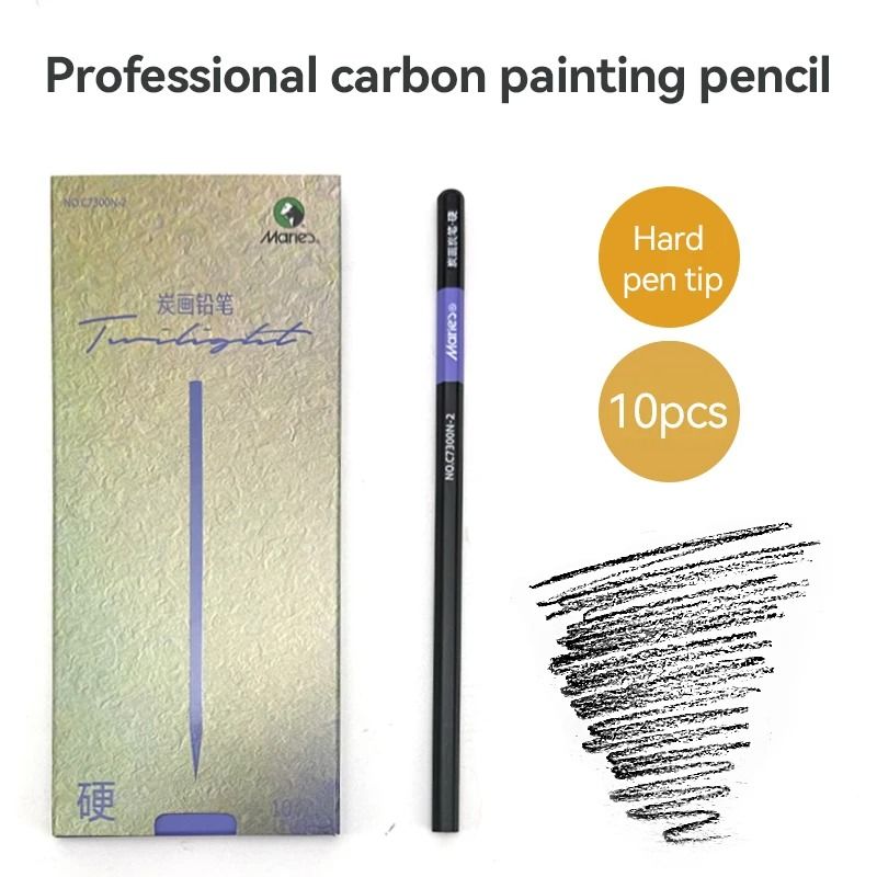 Professional 10-Piece Charcoal & Graphite Sketching Set - Premium Artist Grade