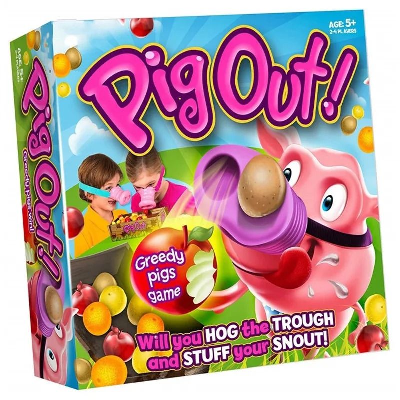 Greedy Pig Action Board Game Funny Elimination Family Party Game