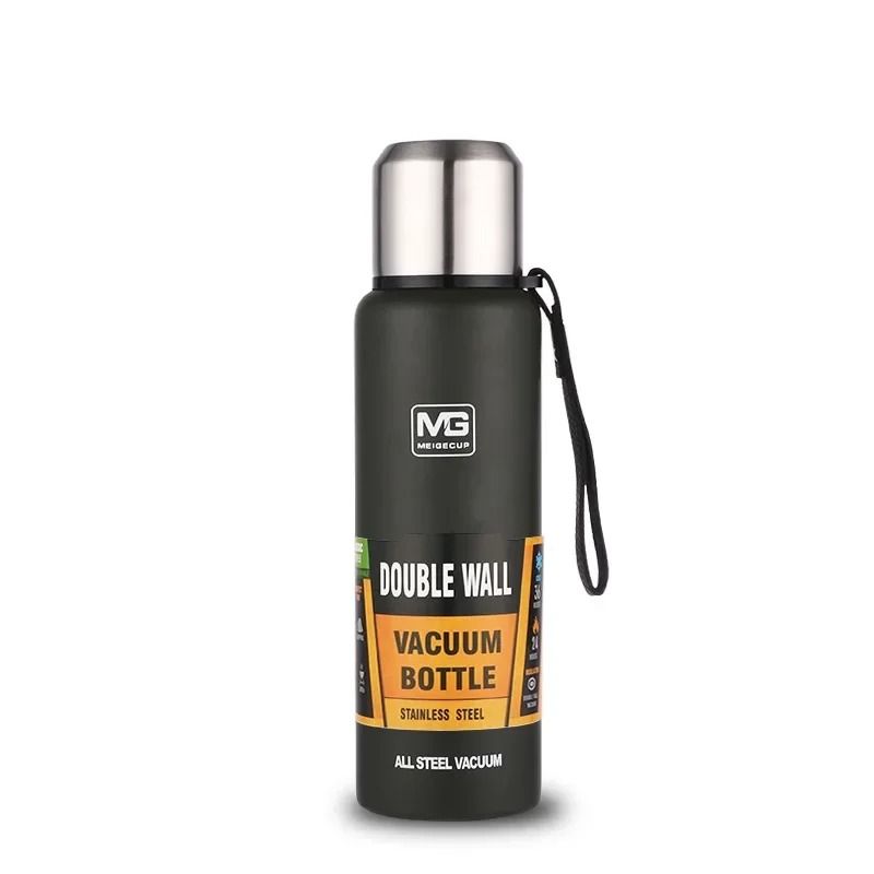 304 Stainless Steel Large Capacity Vacuum Flask Insulated Thermos Bottle With Carry Rope