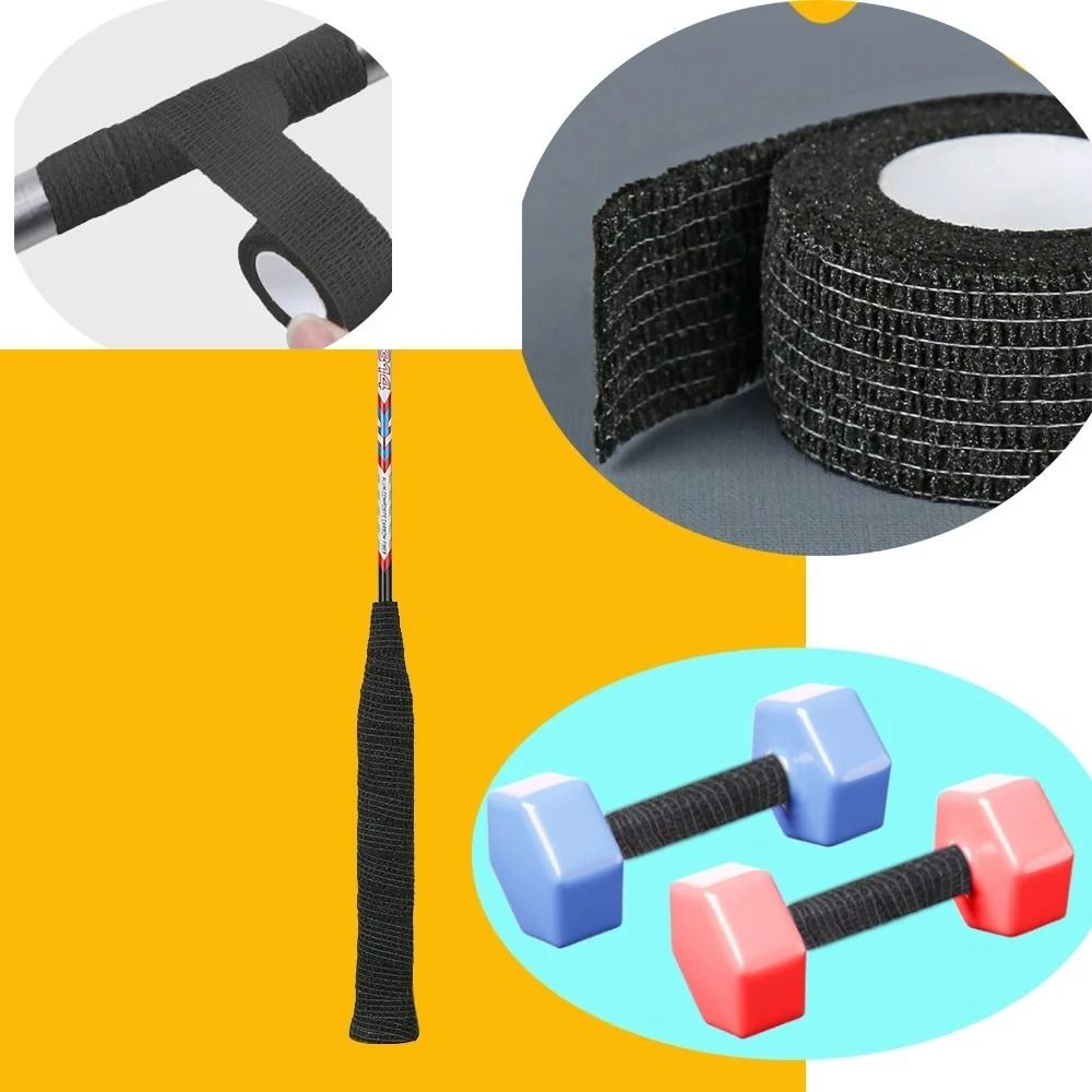 Elastic Bandage Self Adhesive Anti Slip Barbell Wrap Strap