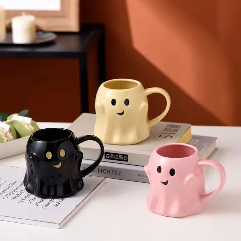 Creative Halloween Ghost Ceramic Mug