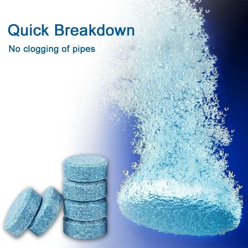 100-Piece Value Pack Concentrated Effervescent Windshield Cleaner Tablets