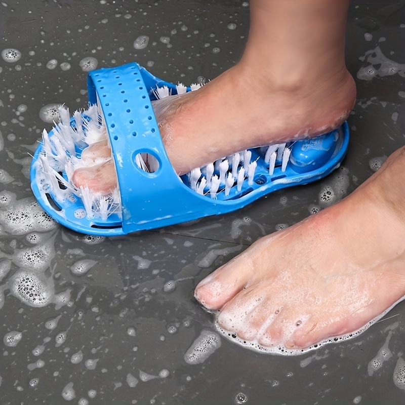 Foot Scrub Massage Brush, High Reliability Foot Cleaner with Suction Cup for Dead Skin Removal in the Shower
