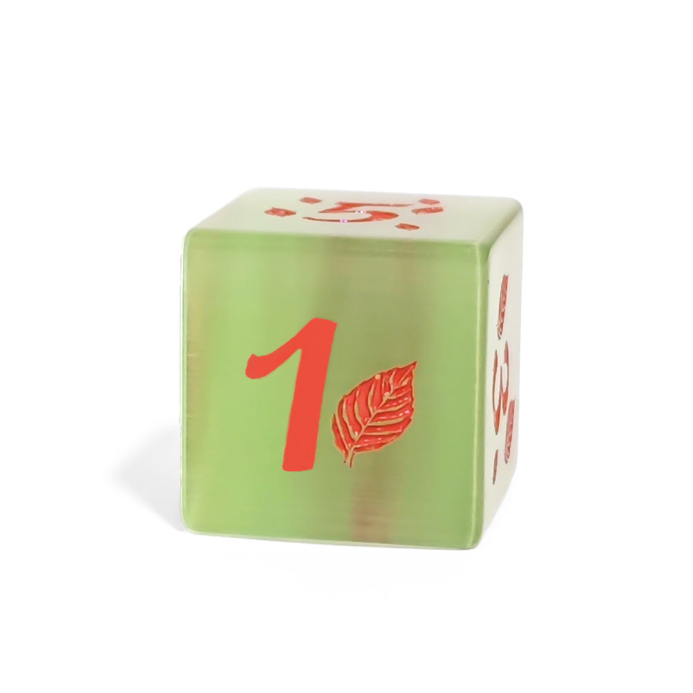 Sided Dice Cube, Game Dice, Glass Apple Desktop Chessboard, Entertainment Toys