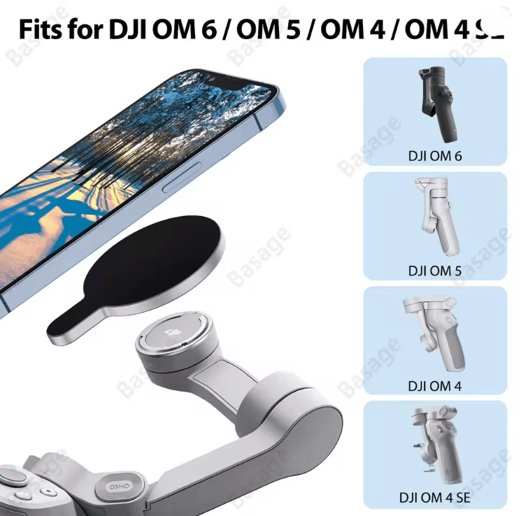 Magnetic Phone Adapter Mount for DJI Osmo Gimbals with Quick Release