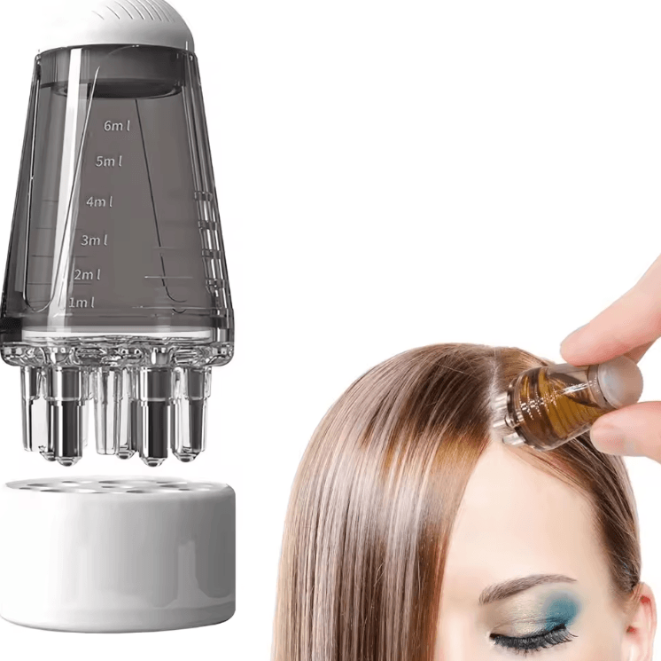 RootFlow Scalp Applicator Comb & Roller Ball Hair Growth Massager