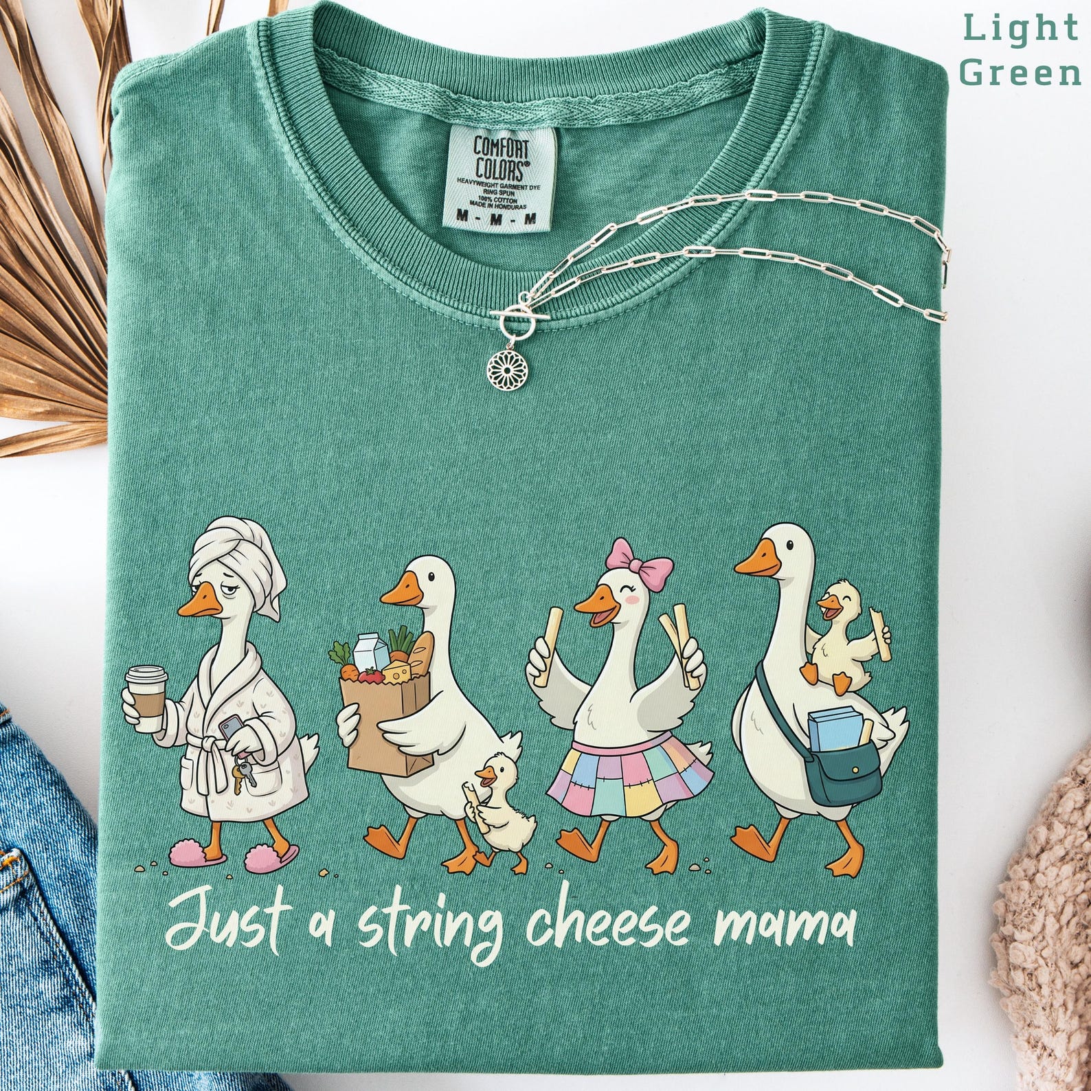 Just A String Cheese Mama Era Mama Comfort Colors Shirt, Mother's Day Gift, Trendy Motherhood Graphic Tee, Funny Silly G