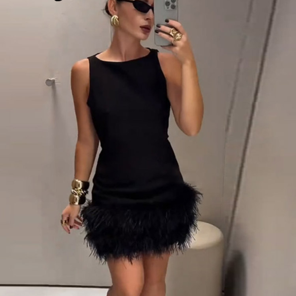Women Black Sleeveless Corset Dress Woman Off Shoulder, Luxury Short Party Dress for Women