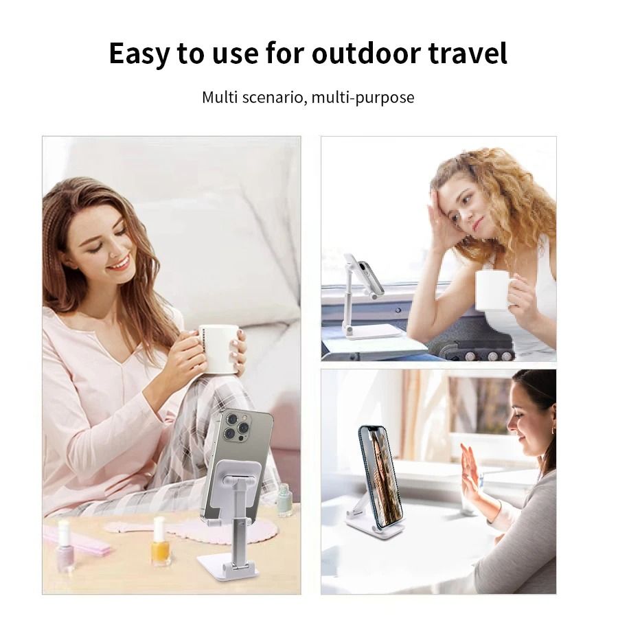 Universal Desktop Phone & Tablet Lazy Mount | Flexible Adjustable Live Stream Bracket & Support