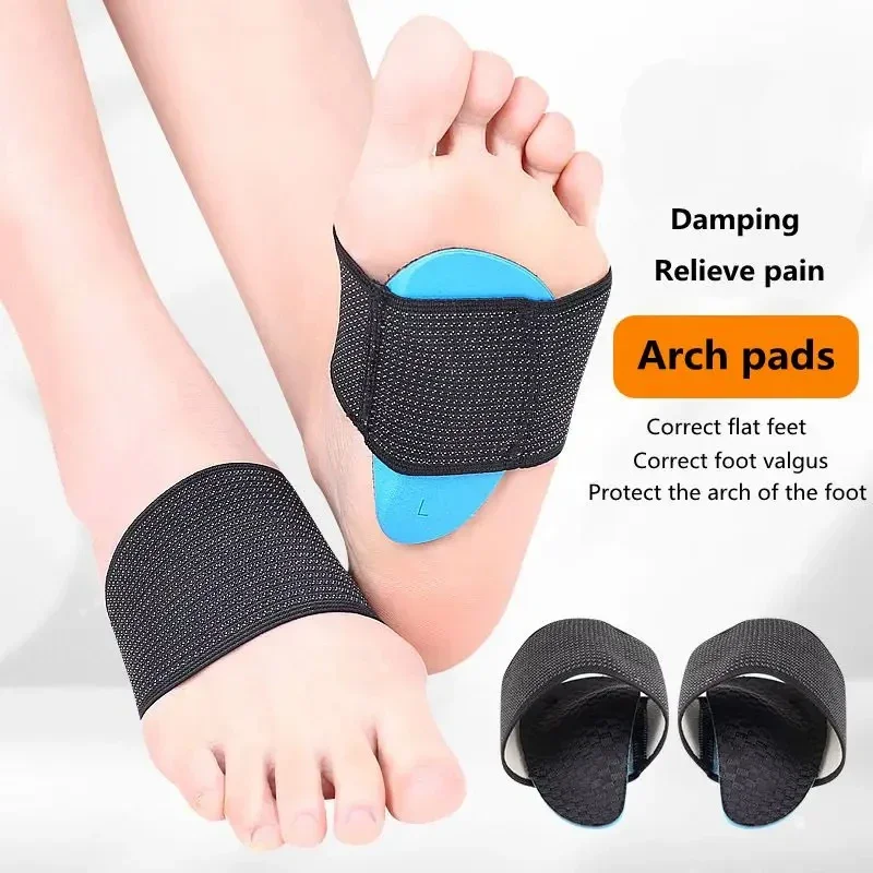 Orthopedic Arch Support Insoles for Flat Feet Pain Relief Shoe Inserts Men Women