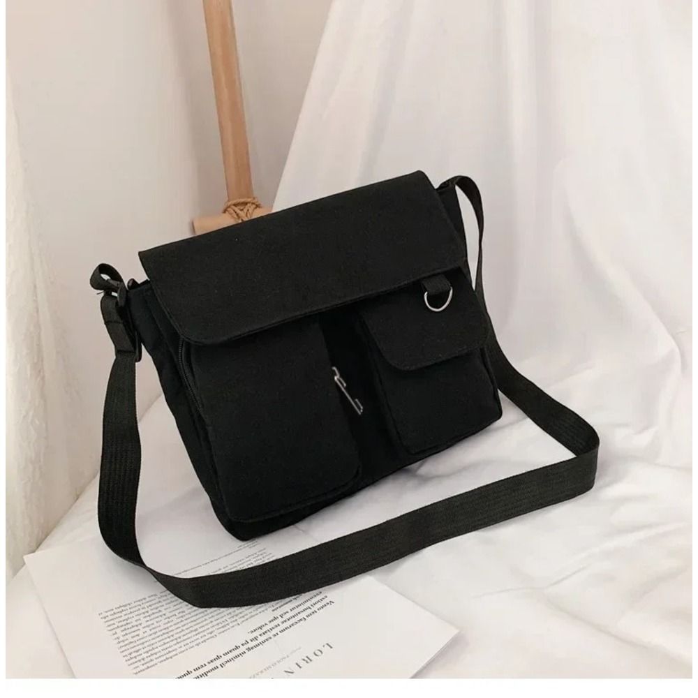 Canvas Crossbody Bag for Women Large Capacity Casual Shoulder Bag