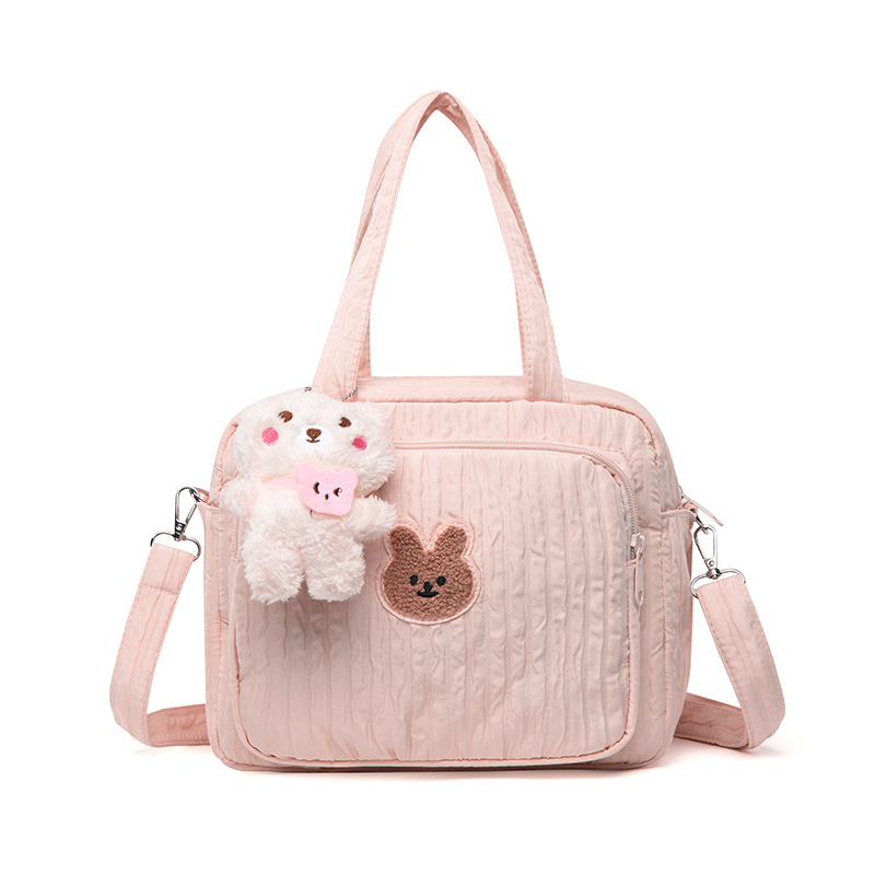 Cotton Mommy Bag, Diaper Bags for Baby, Cute Handbags, Baby Items Organizer, Nappy Caddy Bag, Maternity Pack for Mother
