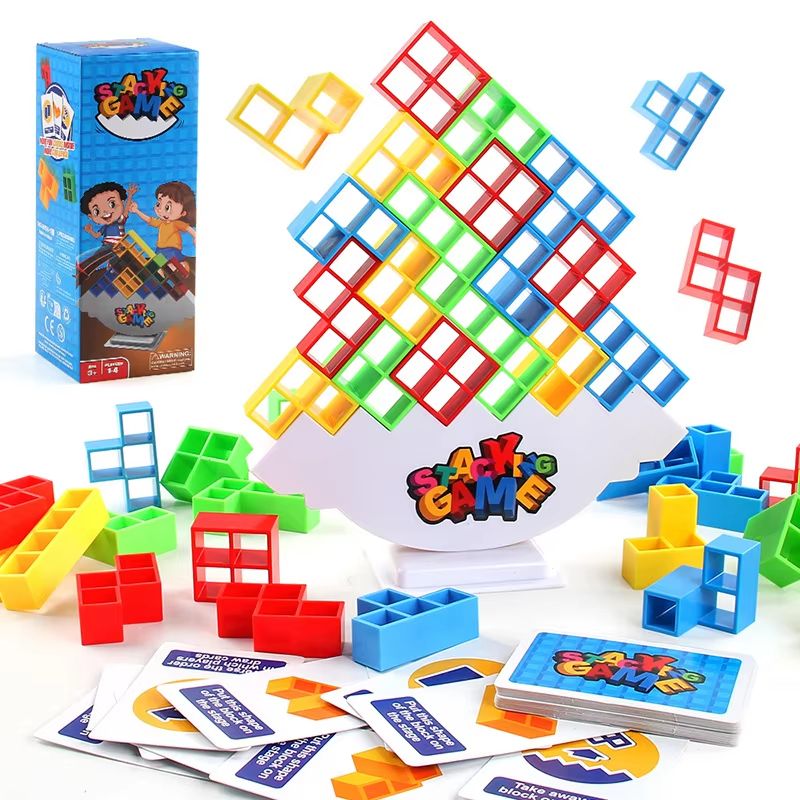 Dino Tetris Balance Stacking Game