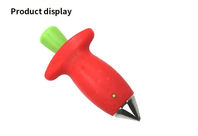 BerryPrep 3-in-1 Strawberry Slicer – Corer, Huller & Fruit Cutter Tool for Salads and Desserts