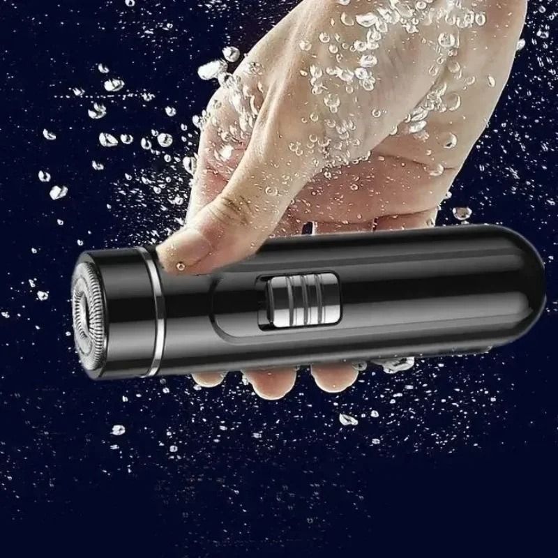 Compact USB Rechargeable Wet and Dry Electric Razor for Men Travel Car Home