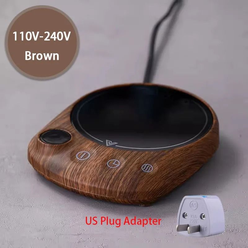 Electric Beverage Heating Plate Smart Mug Warmer with Timer and Auto Shut-Off