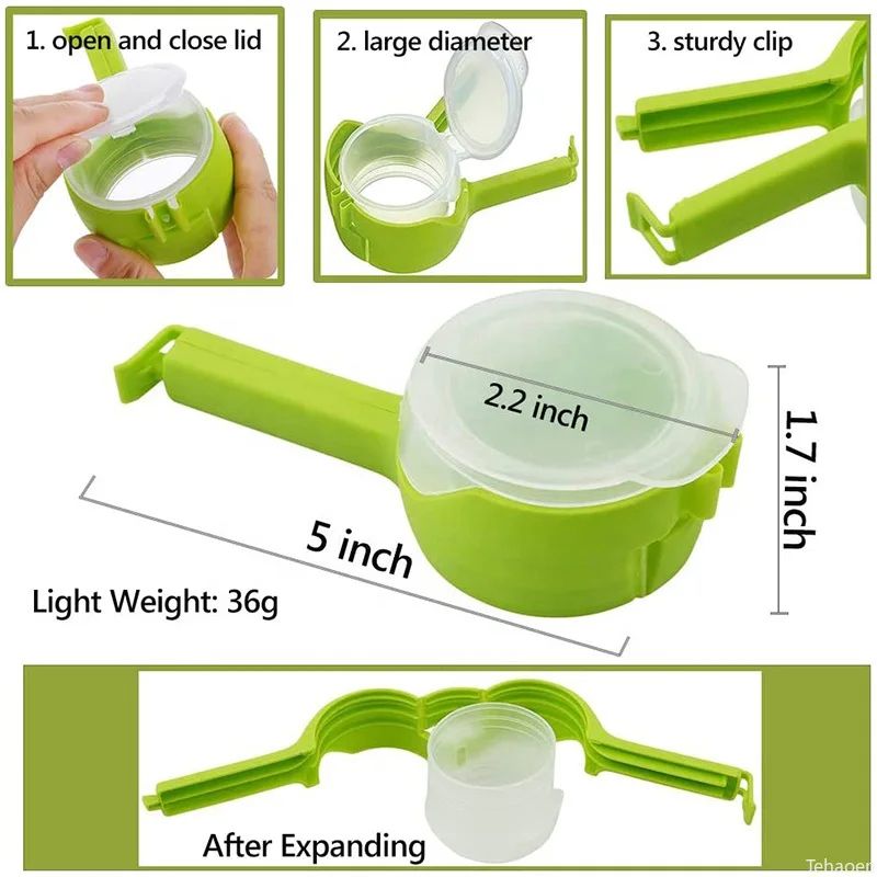 Reusable Snack Bag Sealing Clip Set