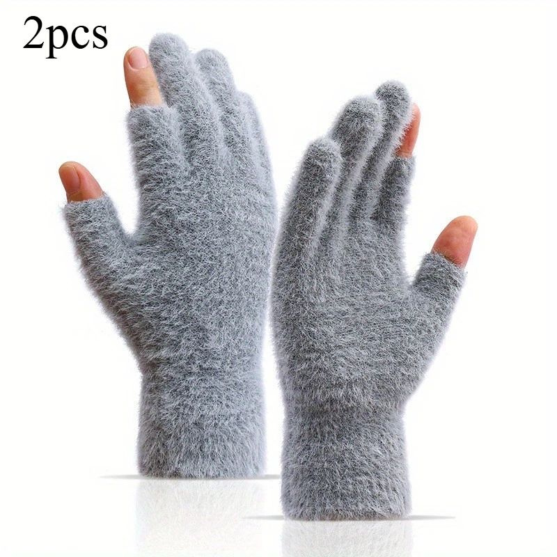Winter Fingerless Touch Gloves