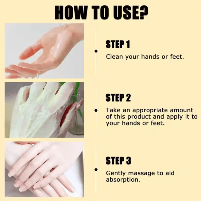 HealGlow Turmeric Bee Venom Foot And Hand Repair Cream