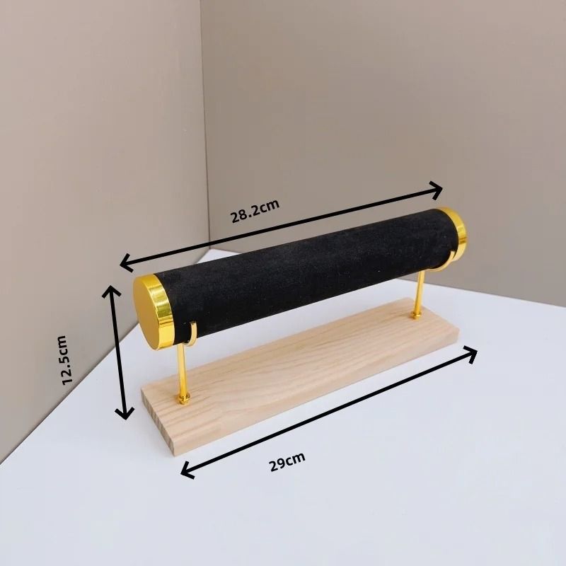 Detachable Bracelet Holder Stand Jewelry Display with Wooden Tray