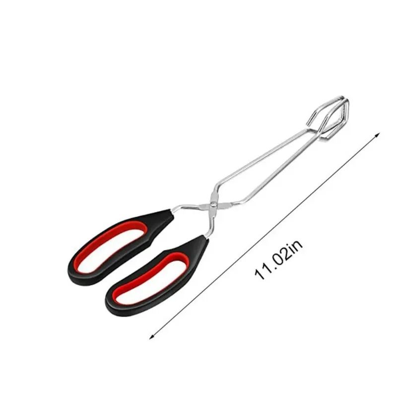 BBQ Scissor Tongs Long Handle Barbecue Grilling Tongs for Cooking and Roasting