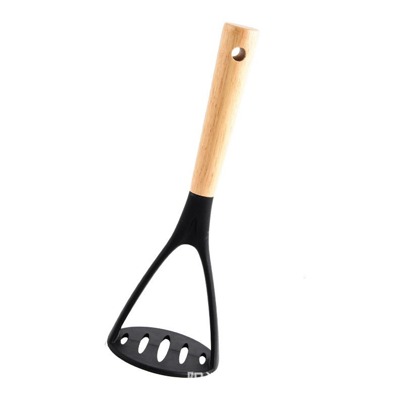Silicone Potato Masher and Garlic Press Easy Clean Kitchen Tool