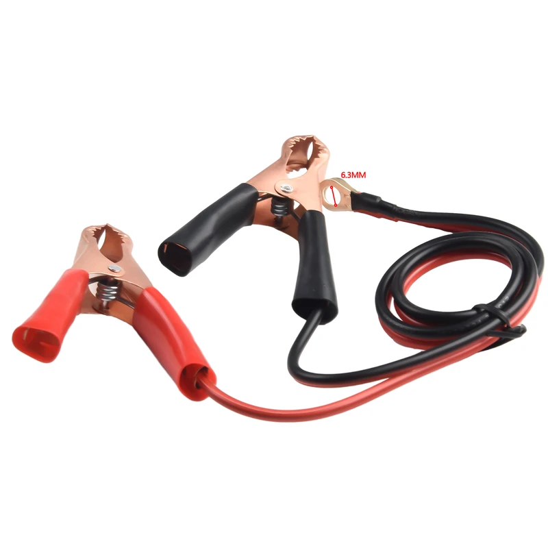 Premium Battery Inverter Cable with Alligator Clips Heavy Duty Car Power Transfer