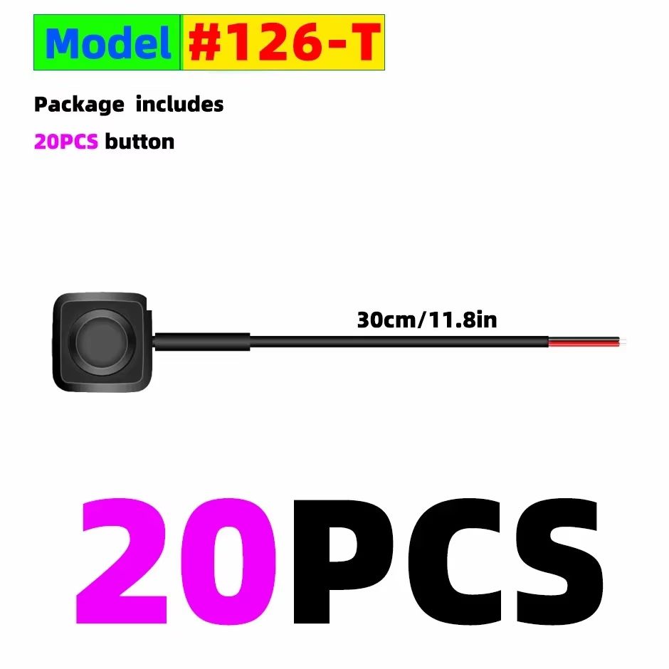 Mini Surface-Mount Momentary Push-Button On/Off Switch (12 V/24 V)