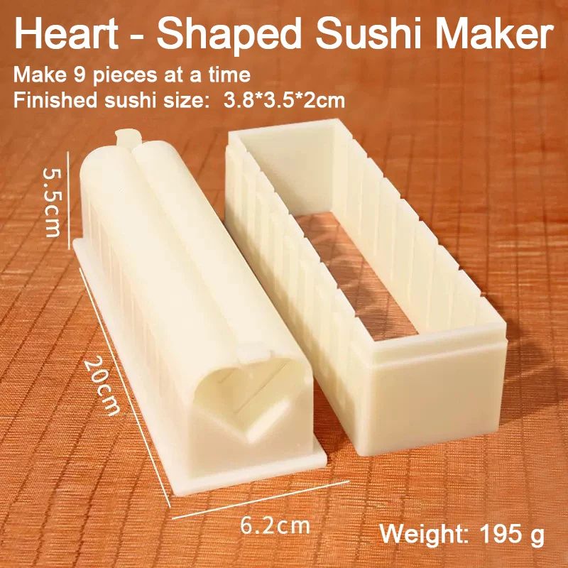 EasyRoll Sushi Maker Kit – 3-in-1 Sushi Roll Maker & Onigiri Mold Set