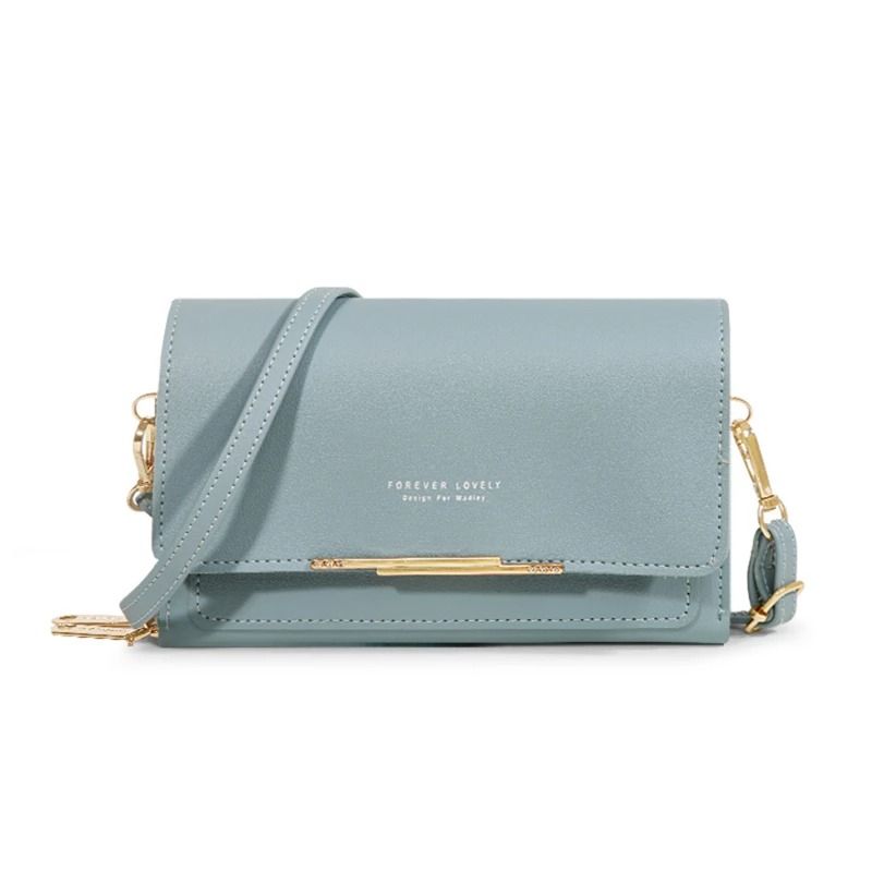 Womens Large Capacity Wallet Shoulder Bag with Phone Holder