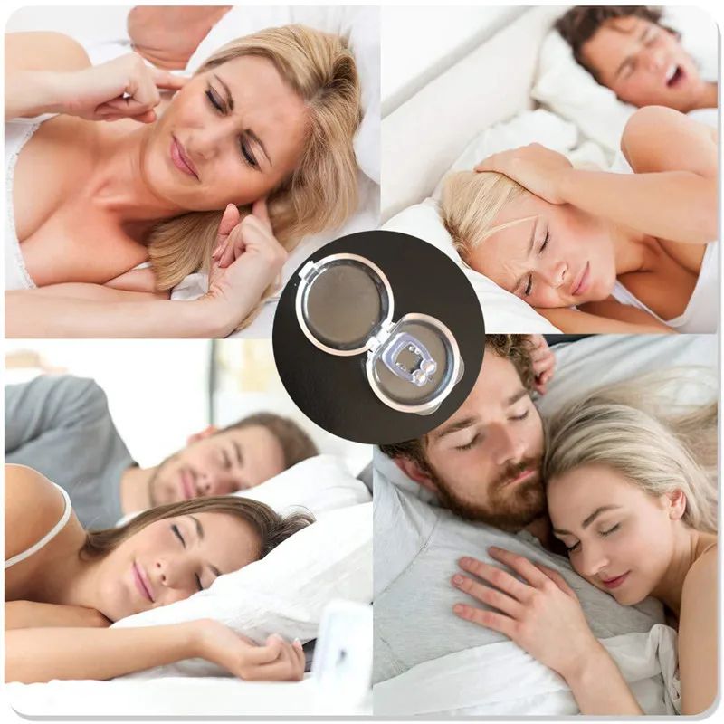 Anti-Snoring Nose Clip Sleep Aid – Comfortable Snore Reduction Nasal Device for Quiet Sleep