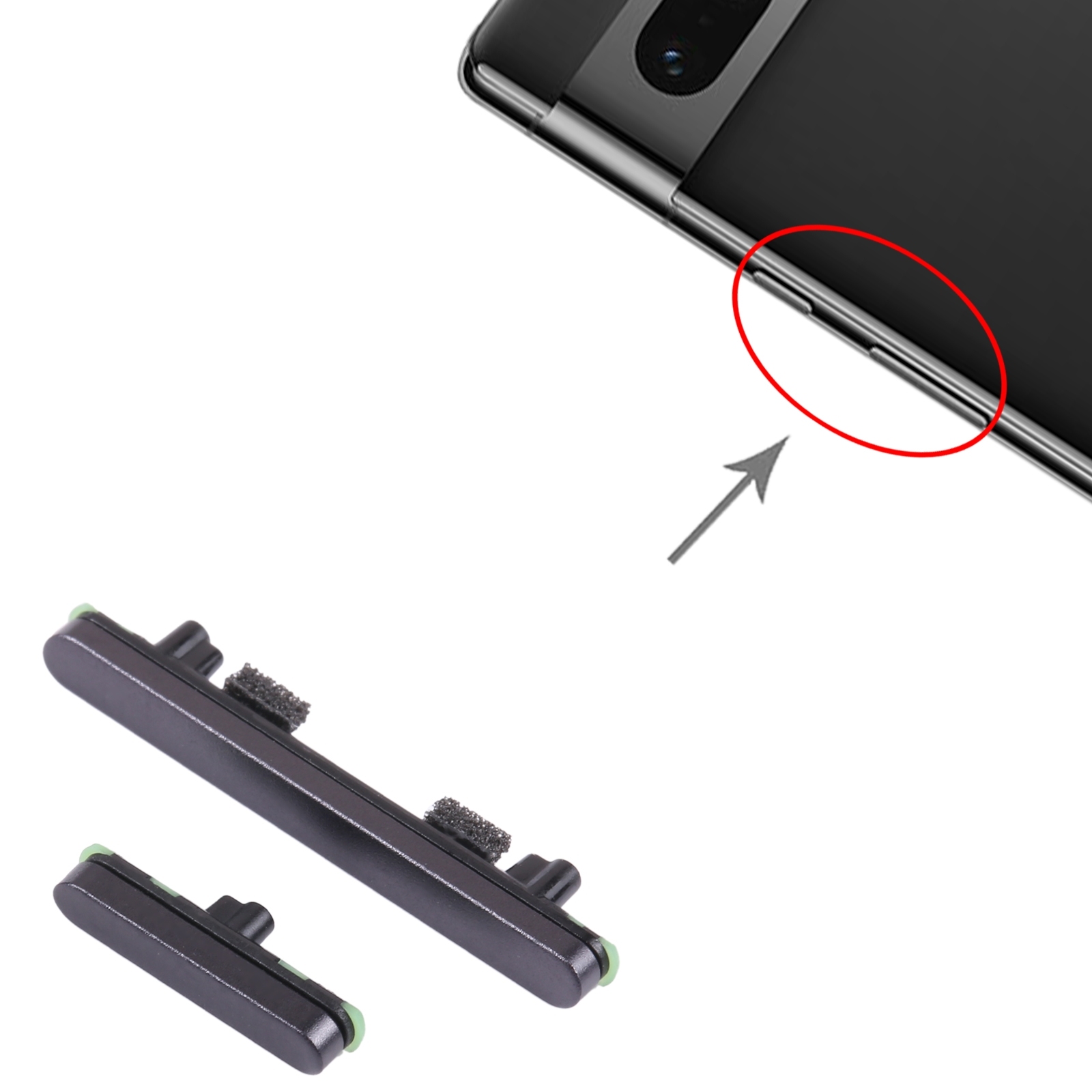 For Google Pixel Pro Power Button Volume Button Control Button Side Keys Spare Parts Switch Flex Cable