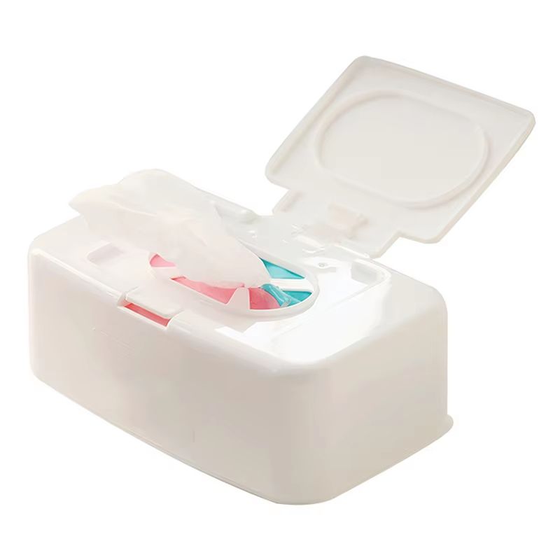 Portable Wet Wipes Dispenser Box With Lid – Travel Tissue and Napkin Storage Container