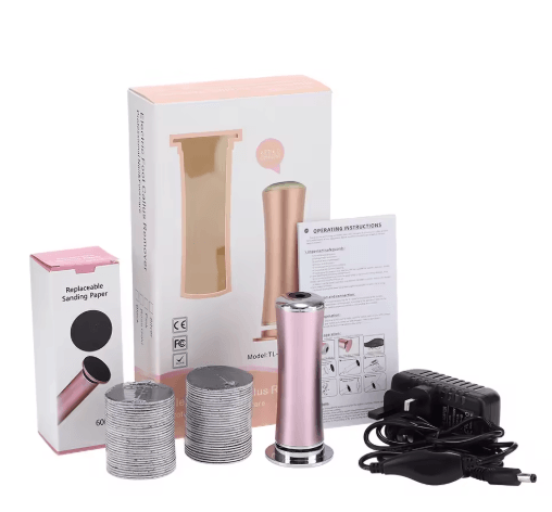 SmoothStep Pro Electric Foot Callus Remover Pedicure Tool Set