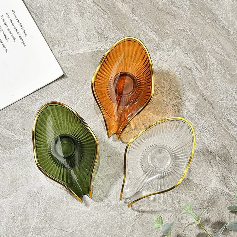 Creative Non-Slip Soap Holder with Suction Cup Drain, Stylish Shower Soap Container