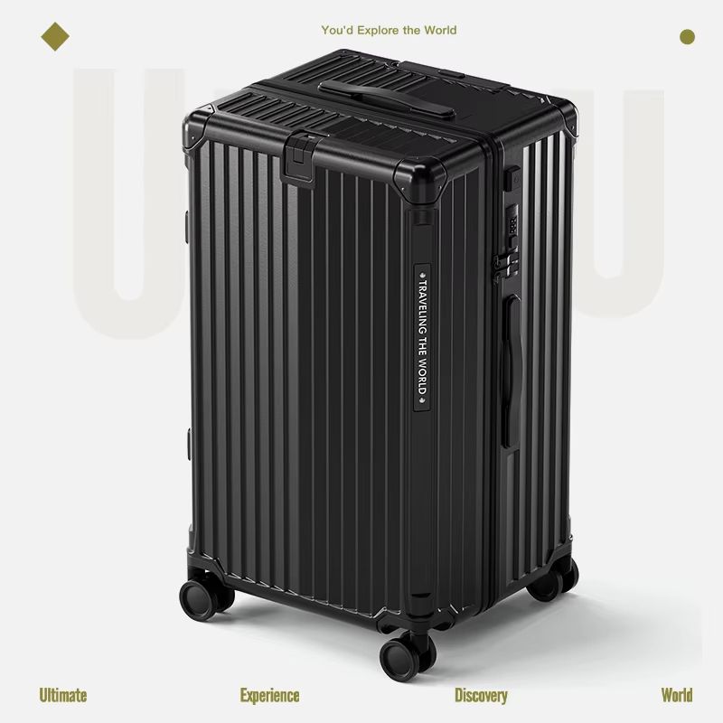 Hard Shell Carry On Suitcase Rolling Travel Luggage with Spinner Wheels 20 24 26 28 30 Inch Large Capacity Durable Lugga