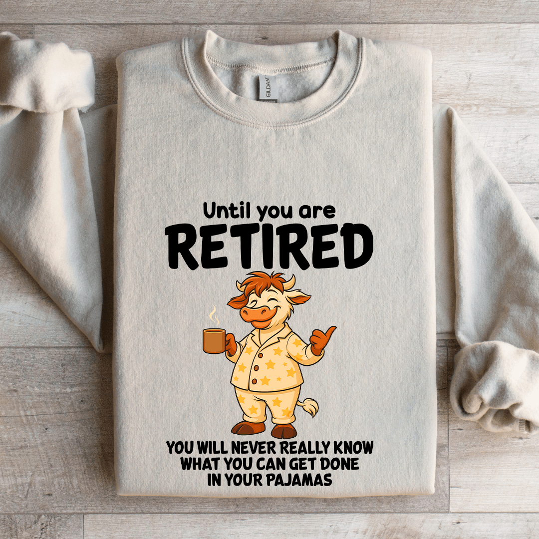 Until You Are Retired You Will Never Really Know Sweatshirt