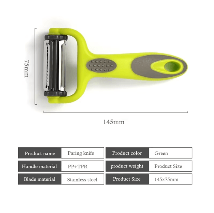 3-in-1 Rotary Vegetable Peeler – Multifunction Julienne Cutter & Fruit Slicer