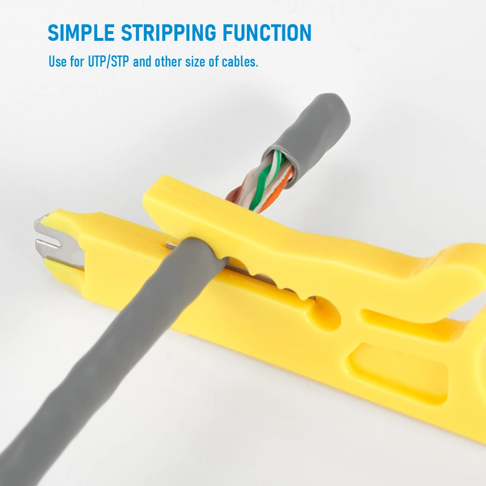 Mini Portable Wire Stripper, Crimping Tool, Wire Cutter, Multi Tools for Cable Stripping