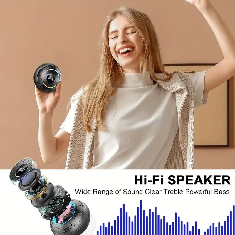 S5 Waterproof Bluetooth Speaker with Mic