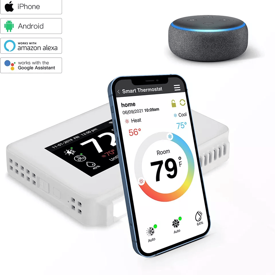 Programmable Smart Thermostat, New Generation Smart Home HVAC Controller