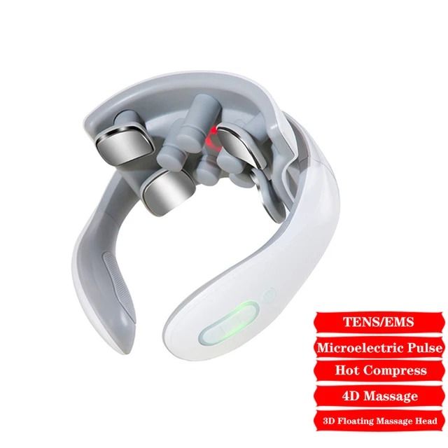 Smart Electric Neck Massager With Heat And Vibration
