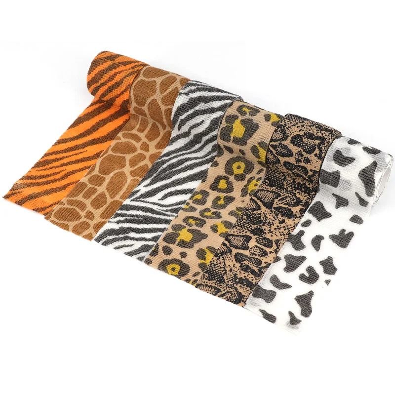 Animal Print Self Adhesive Elastic Bandage for Sports and First Aid