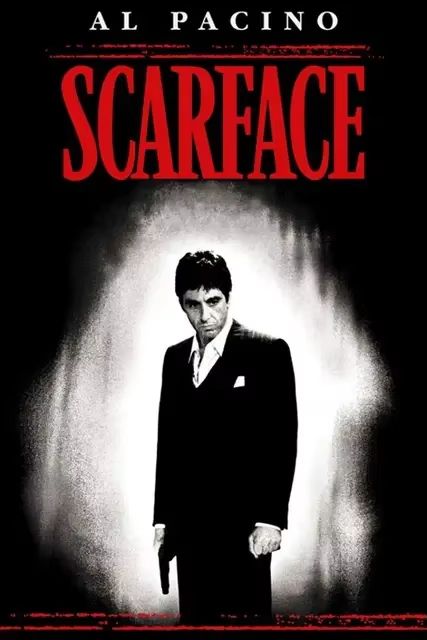 Scarface Tony Montana Canvas Poster Gangster Movie Wall Art Print