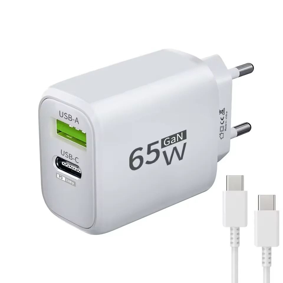 Ultra-High-Fidelity 65W GaN Dual-Node PD & QC Titanium-Grade Wall Power Architecture