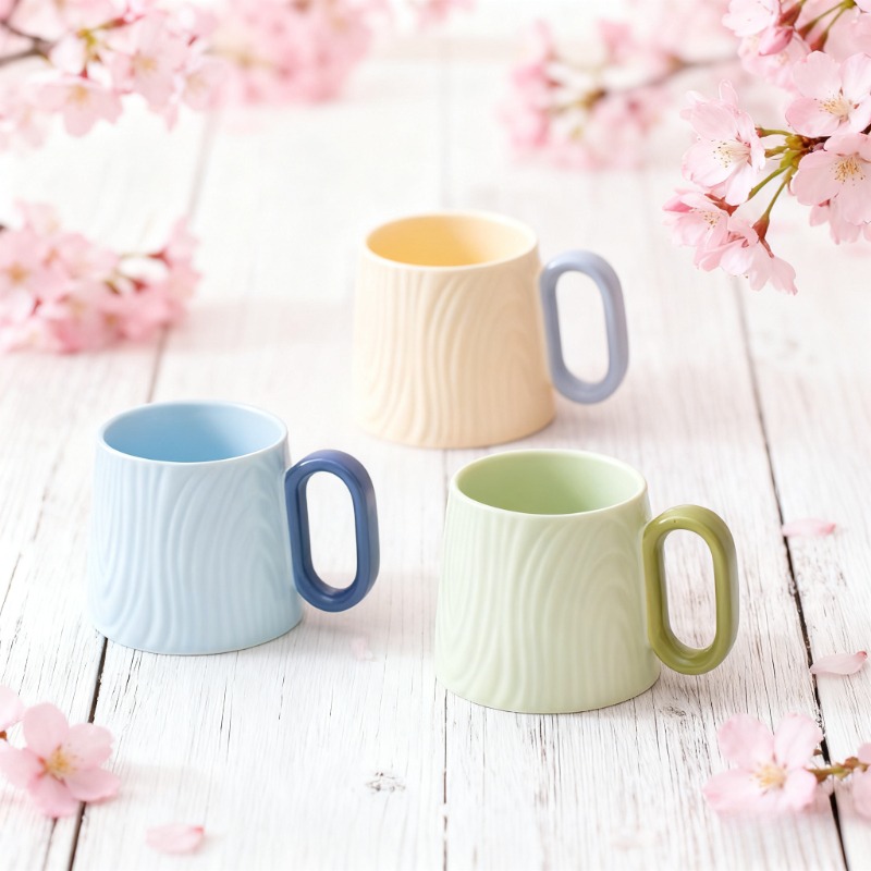 Cream Style Ceramic Coffee Mug for Breakfast and Office
